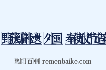 野获编补遗·外国·奉使仗节造句是什么意思的图片
